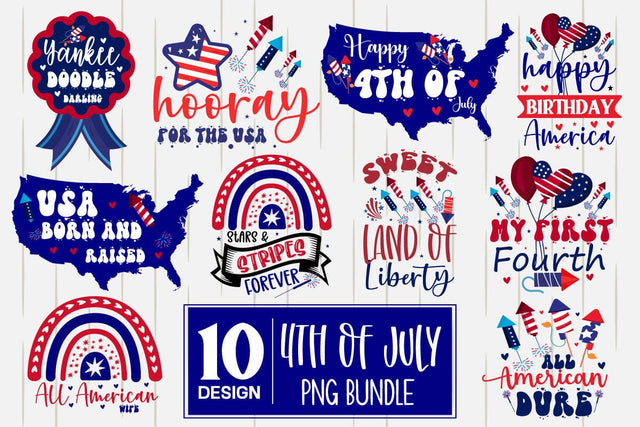 4th of July Png Bundle, 4th of July Svg Bundle SVG designmaster24 
