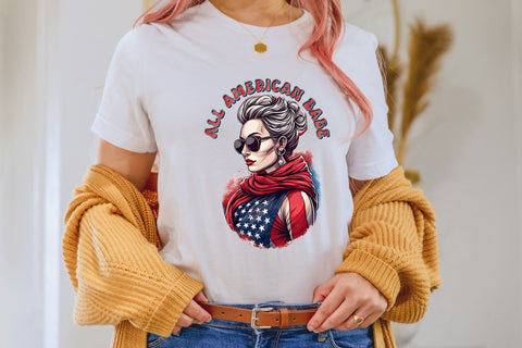 4th of July PNG Sublimation - All American Babe Sublimation CraftLabSVG 