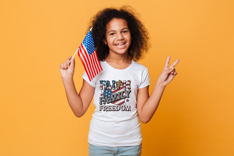 4th of July PNG Sublimation - Faith Family Freedom Sublimation CraftLabSVG 
