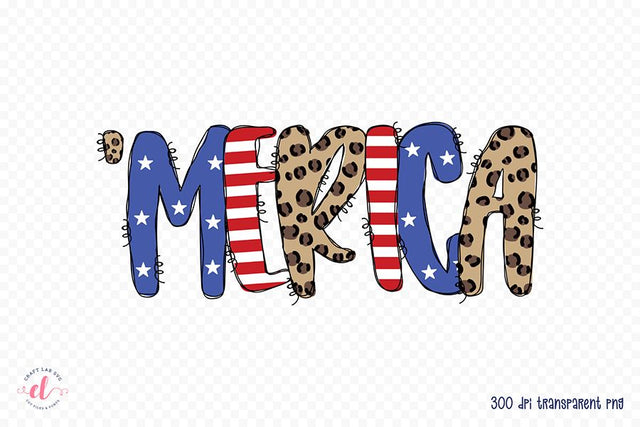 4th of July PNG Sublimation - Merica Sublimation CraftLabSVG 