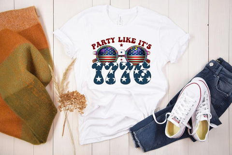 4th of July PNG Sublimation - Party Like It's 1776 Sublimation CraftLabSVG 