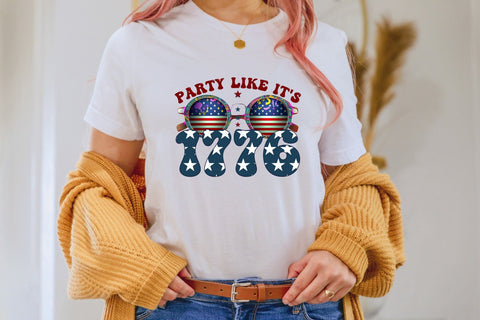 4th of July PNG Sublimation - Party Like It's 1776 Sublimation CraftLabSVG 