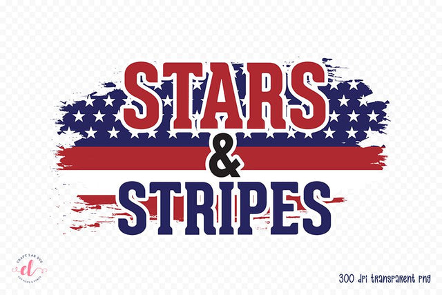 4th of July PNG Sublimation - Stars & Stripes Sublimation CraftLabSVG 