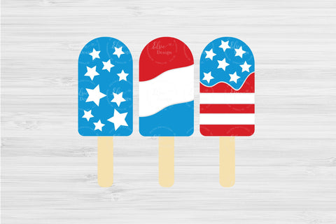 4th Of July - Popsicles SVG Elsie Loves Design 