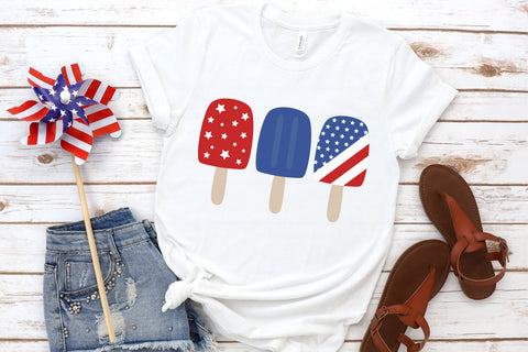 4th of July Popsicles SVG Morgan Day Designs 