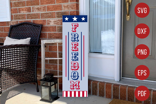 4th of July Porch Sign SVG | Freedom SVG SVG CraftLabSVG 