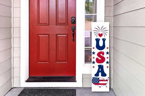 4th of July Porch Sign SVG, USA SVG SVG CraftLabSVG 