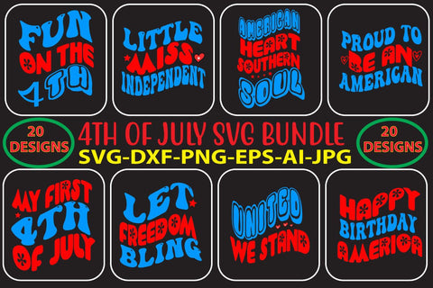 4th Of July Retro SVG Bundle SVG Syaman 