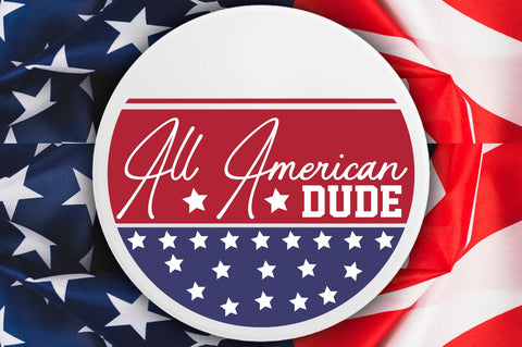 4th of July Round Sign SVG Bundle SVG DESIGNS DARK 