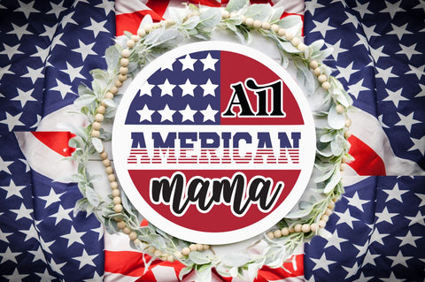 4th of July Round Sign SVG Bundle SVG DESIGNS DARK 