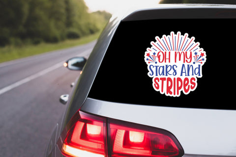 4th of July Sticker Design Bundle SVG Rupkotha 