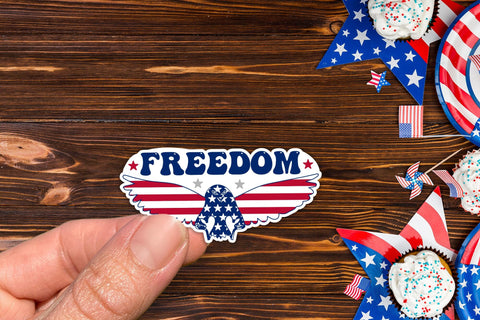 4th of July Sticker | Freedom PNG Sublimation CraftLabSVG 