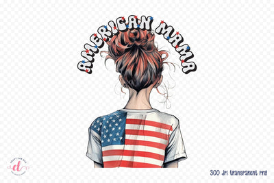 4th of July Sublimation | American Mama Sublimation CraftLabSVG 