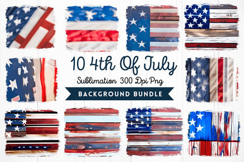 4th Of July Sublimation Background Bundle Sublimation Regulrcrative 