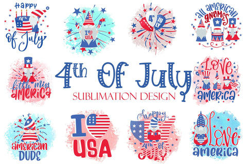4th Of July Sublimation Bundle Sublimation dapiyupi store 