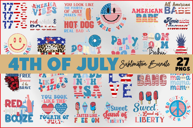4th of July Sublimation Bundle Sublimation Jagonath Roy 