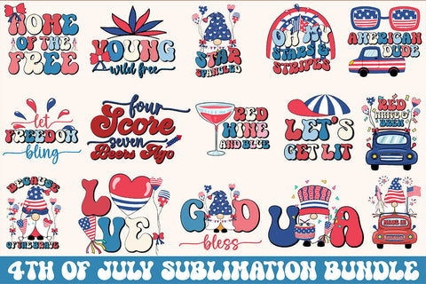 4th of July Sublimation Bundle Sublimation Rupkotha 