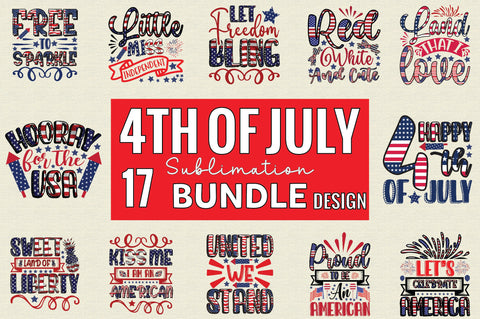 4th of July Sublimation Bundle Sublimation SVGArt 