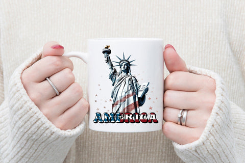 4th of July Sublimation Design - America PNG Sublimation CraftLabSVG 