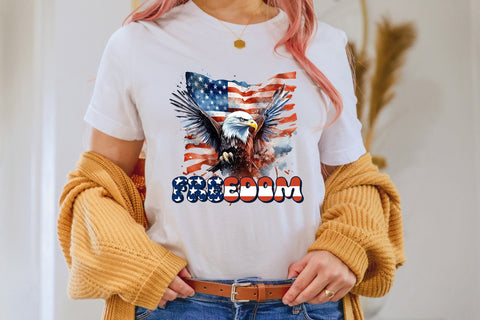 4th of July Sublimation Design, Freedom PNG Sublimation CraftLabSVG 