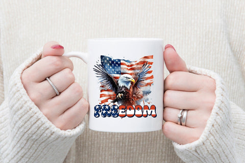 4th of July Sublimation Design, Freedom PNG Sublimation CraftLabSVG 