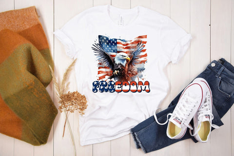 4th of July Sublimation Design, Freedom PNG Sublimation CraftLabSVG 