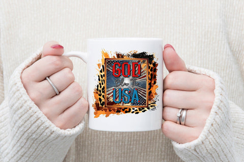 4th of July Sublimation Design - God Bless the USA Sublimation CraftLabSVG 