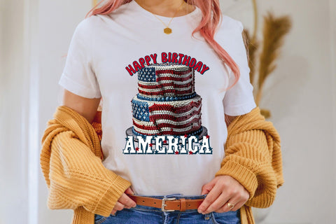 4th of July Sublimation Design | Happy Birthday America Sublimation CraftLabSVG 