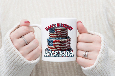 4th of July Sublimation Design | Happy Birthday America Sublimation CraftLabSVG 