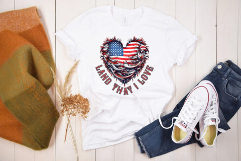 4th of July Sublimation Design | Land That I Love Sublimation CraftLabSVG 