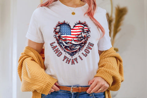 4th of July Sublimation Design | Land That I Love Sublimation CraftLabSVG 