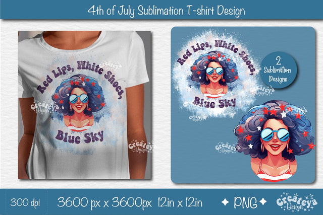 4th of July Sublimation Design| Patriotic USA Sublimation PNG Sublimation Createya Design 