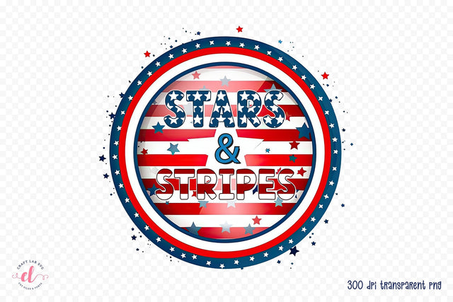 4th of July Sublimation Design, Stars & Stripes Sublimation CraftLabSVG 