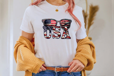 4th of July Sublimation Design - USA PNG Sublimation CraftLabSVG 