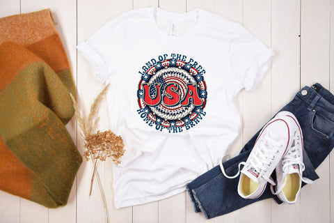 4th of July Sublimation Design - USA PNG Sublimation CraftLabSVG 