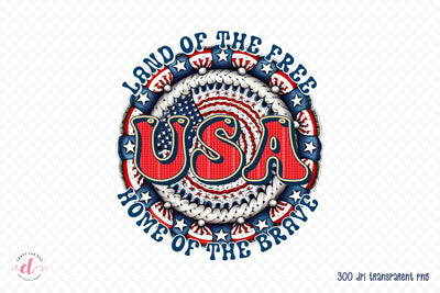 4th of July Sublimation Design - USA PNG Sublimation CraftLabSVG 