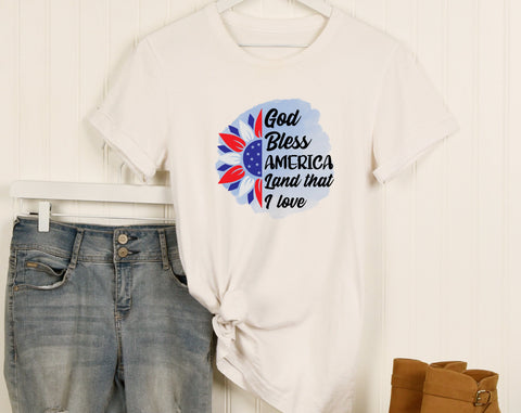 4th Of July Sublimation Designs Bundle, 6 Independence Day PNG Files, Merica Glasses PNG, God Bless America Land That I Love PNG Sublimation HappyDesignStudio 