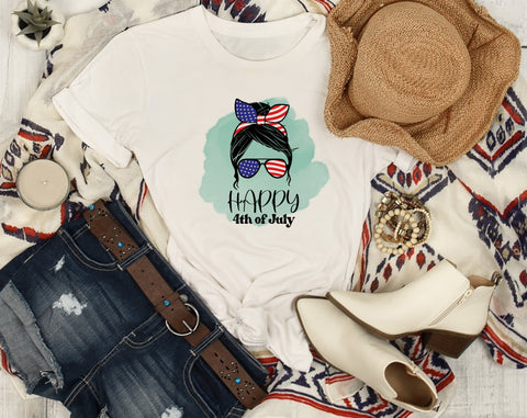 4th Of July Sublimation Designs Bundle, 6 Independence Day PNG Files, Merica Glasses PNG, God Bless America Land That I Love PNG Sublimation HappyDesignStudio 