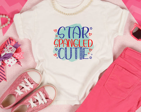 4th Of July Sublimation Designs For Girls, 6 Independence Day PNG Files For Kids, Star Spangled Cutie PNG, Made In America PNG, Little Miss Independent PNG, All American Girl PNG Sublimation HappyDesignStudio 