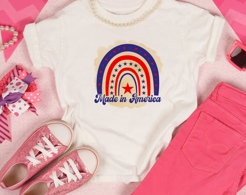 4th Of July Sublimation Designs For Girls, 6 Independence Day PNG Files For Kids, Star Spangled Cutie PNG, Made In America PNG, Little Miss Independent PNG, All American Girl PNG Sublimation HappyDesignStudio 