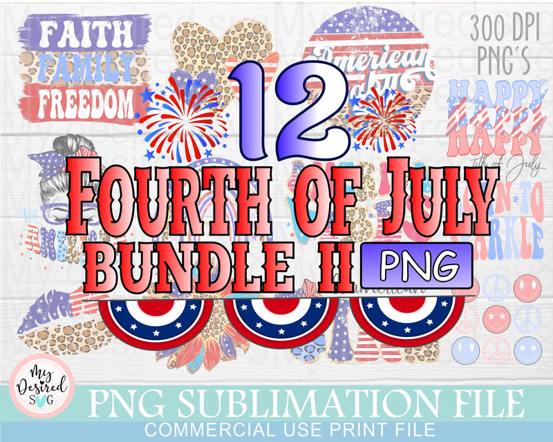 4th of july Sublimation MyDesiredSVG 