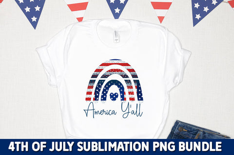 4th of July Sublimation PNG Bundle SVG fokiira 