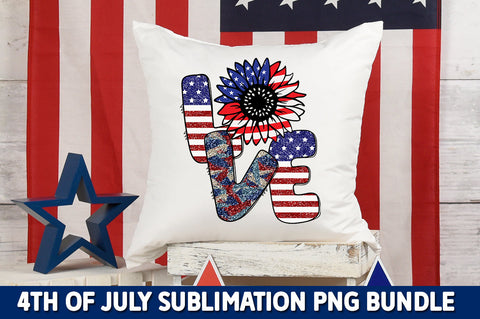4th of July Sublimation PNG Bundle SVG fokiira 