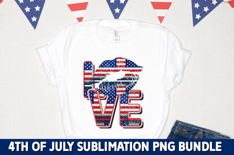 4th of July Sublimation PNG Bundle SVG fokiira 