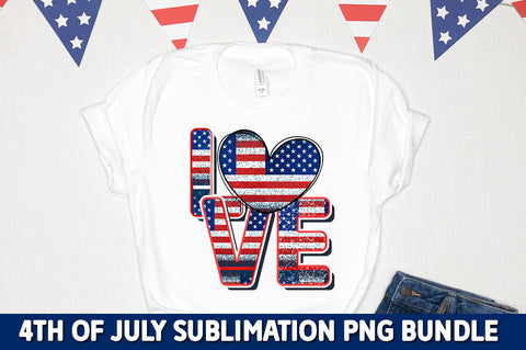 4th of July Sublimation PNG Bundle SVG fokiira 