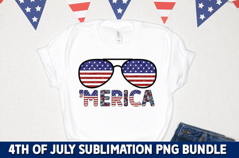 4th of July Sublimation PNG Bundle SVG fokiira 