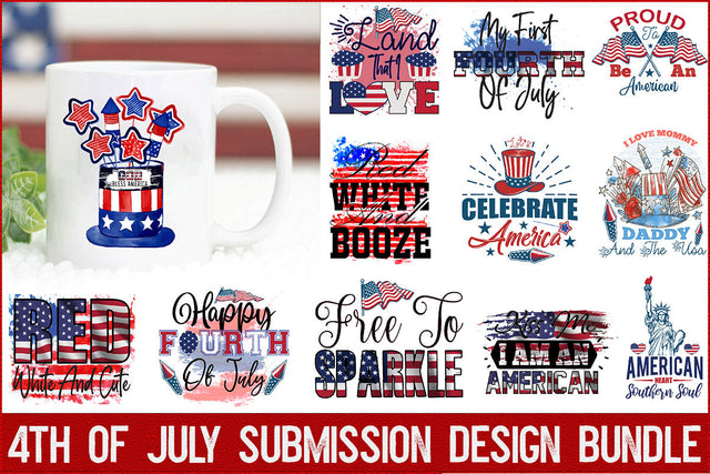 4th Of July Submission Design Bundle Sublimation designartist 