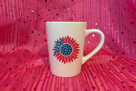 4th of july sunflower clipart svg cutfile SVG SmmrDesign 