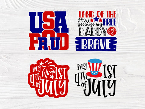 4th of July SVG, 1st Fourth of July, Patriotic Svg SVG TonisArtStudio 