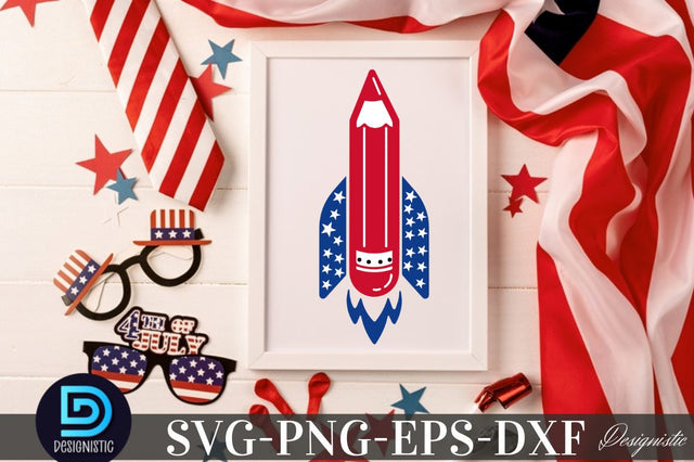 4th of July SVG, 4th of July car Vector SVG DESIGNISTIC 